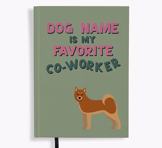 Favorite Co-Worker: Personalized {breedFullName} Notebook